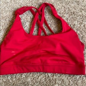 Lululemon Red Sports Bra